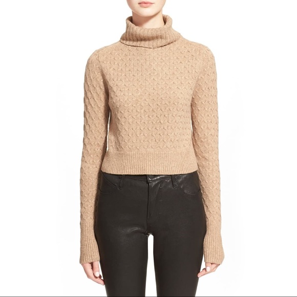 Alc Jeannie Textured Knit Turtleneck 